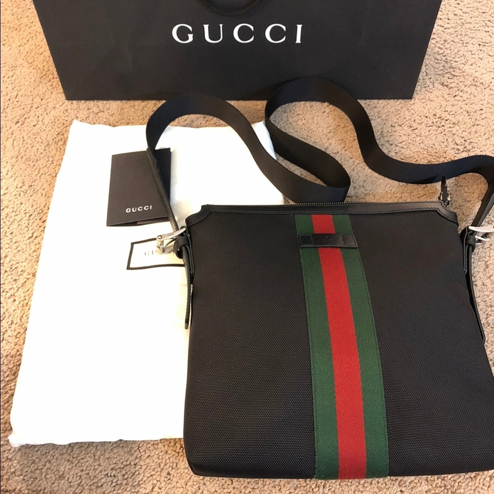 Gucci canvas crossbody